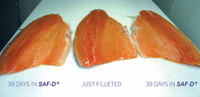 The SAF-D&reg; system from Global Fresh Foods extends shelf life for seafood by maintaining a high carbon dioxide, low oxygen controlled atmosphere in a refrigerated environment.