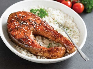 Soy sauce is an umami-packed ingredient that boosts flavor in glazes. 