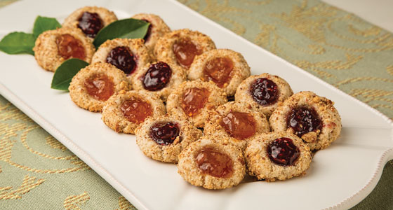 Almonds add nutrition and texture to indulgent baked goods. 