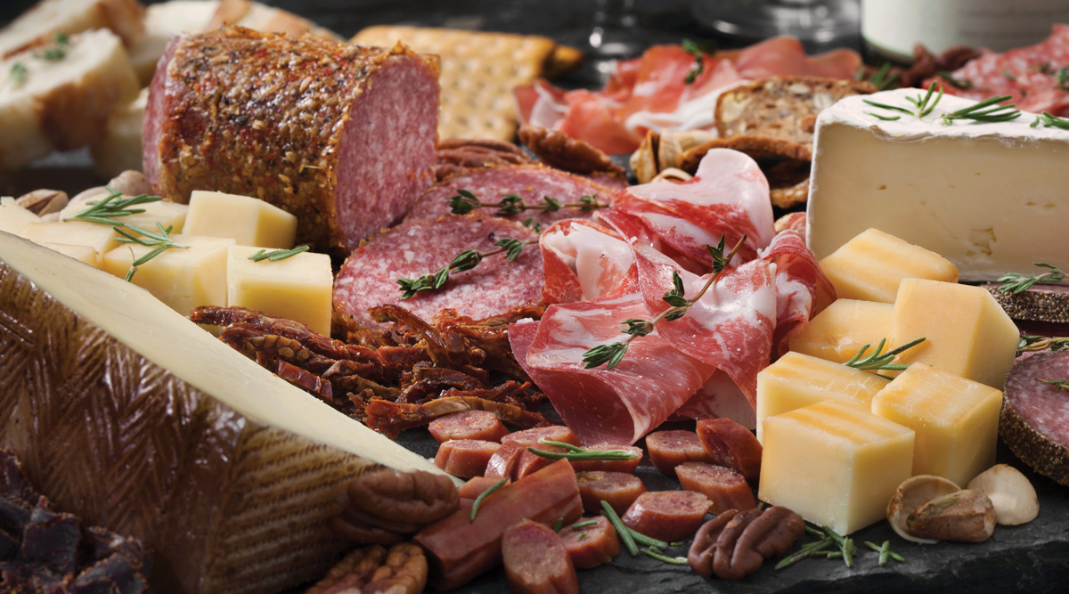 fermented meats and dairy products