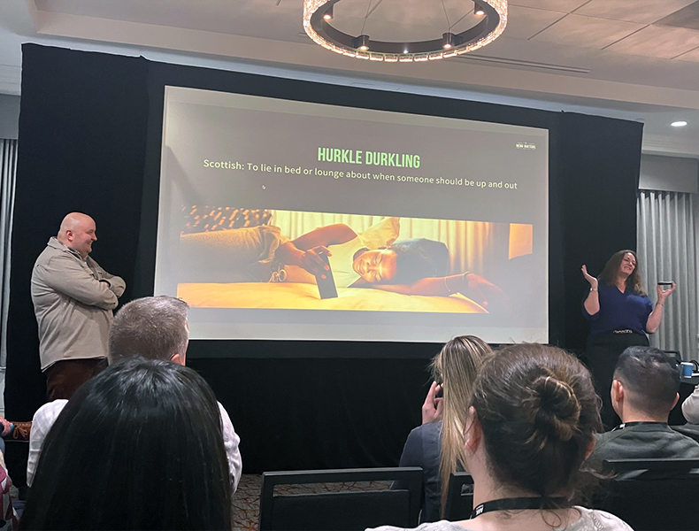 Mike Kostyo and Maeve Webster present at the RCA Conference