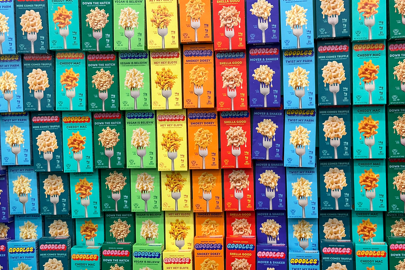 Goodles' protein-packed mac and cheese