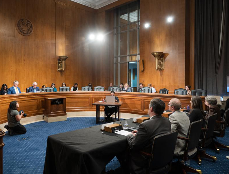 Experts provide testimony to the U.S. Senate