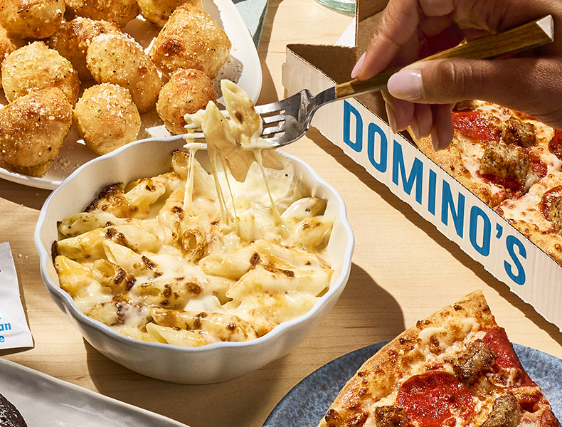 Domino’s 5-Cheese Mac & Cheese 