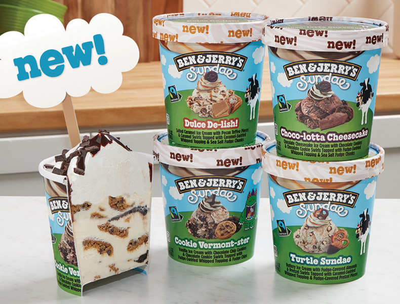 new Ben & Jerry’s Sundae line