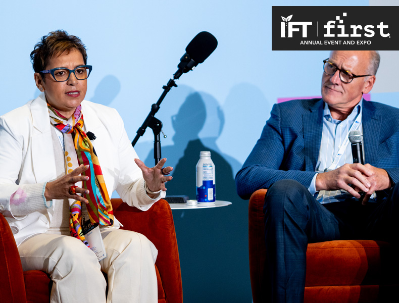 Martin Hahn, partner in the global regulatory group at Hogan Lovells US and Maha Tahiri, CEO and founder of Nutrition Sustainability Strategies