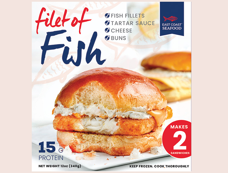 Fish sandwich kits from East Coast Seafood Group