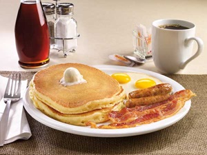 Denny’s buttermilk pancakes