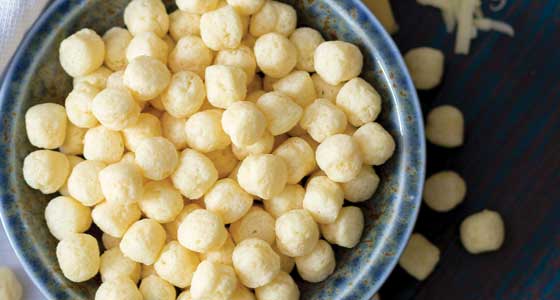 Probiotic Cheese Puffs 