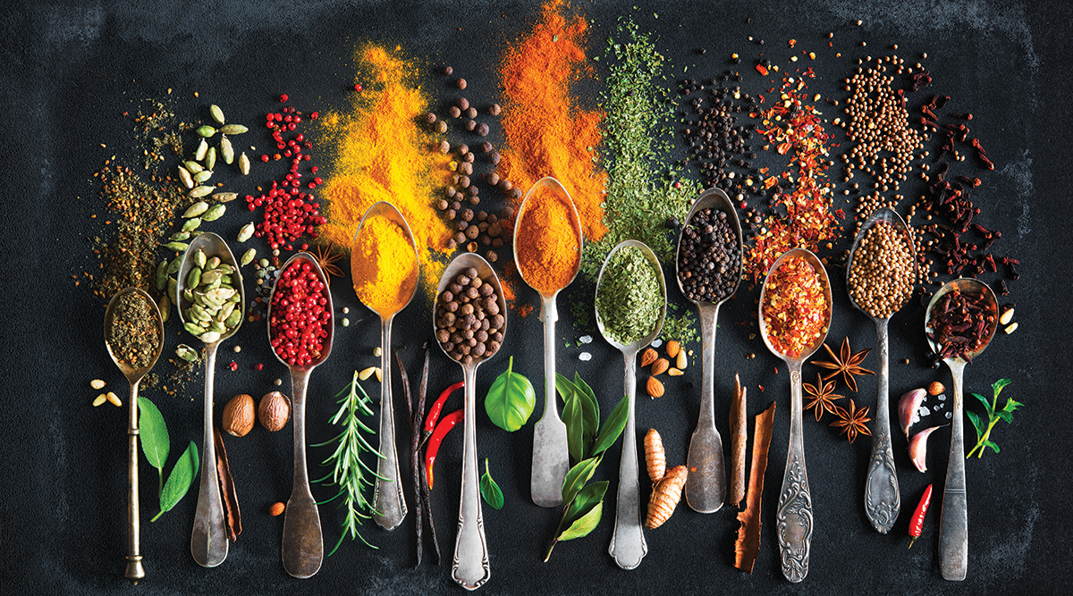 various spices; © ALEXRATHS/ISTOCK/GETTY IMAGES PLUS