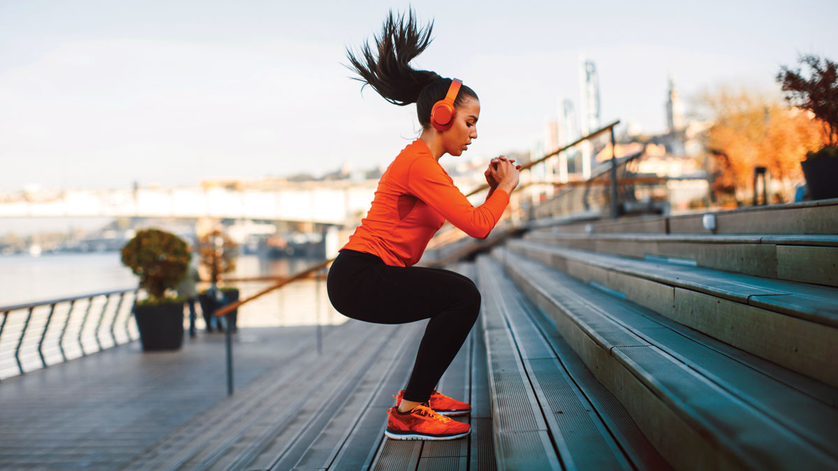woman doing exercise