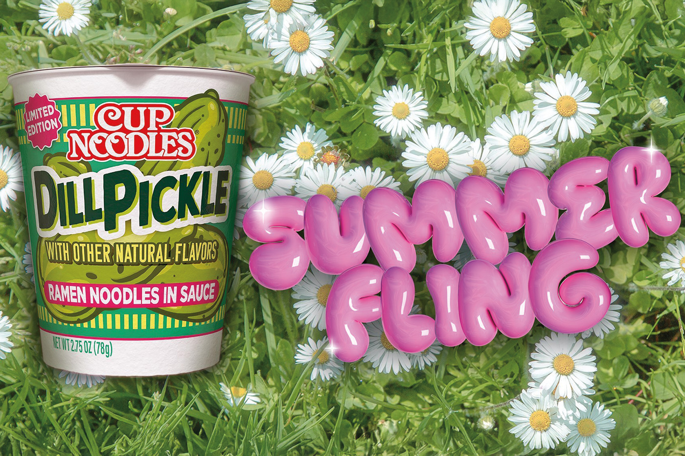 Nissin Foods’ limited-edition Cup Noodles Dill Pickle