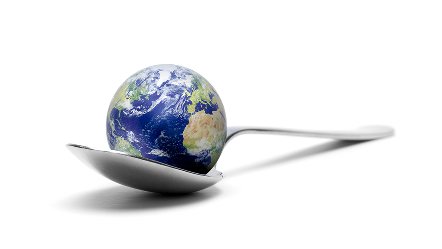 Omnivore Podcast Episode 12 planet Earth on a spoon