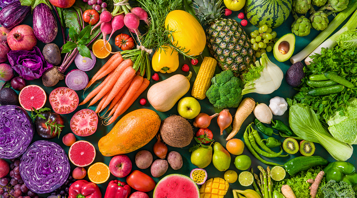 an image of healthy fruits and vegetables
